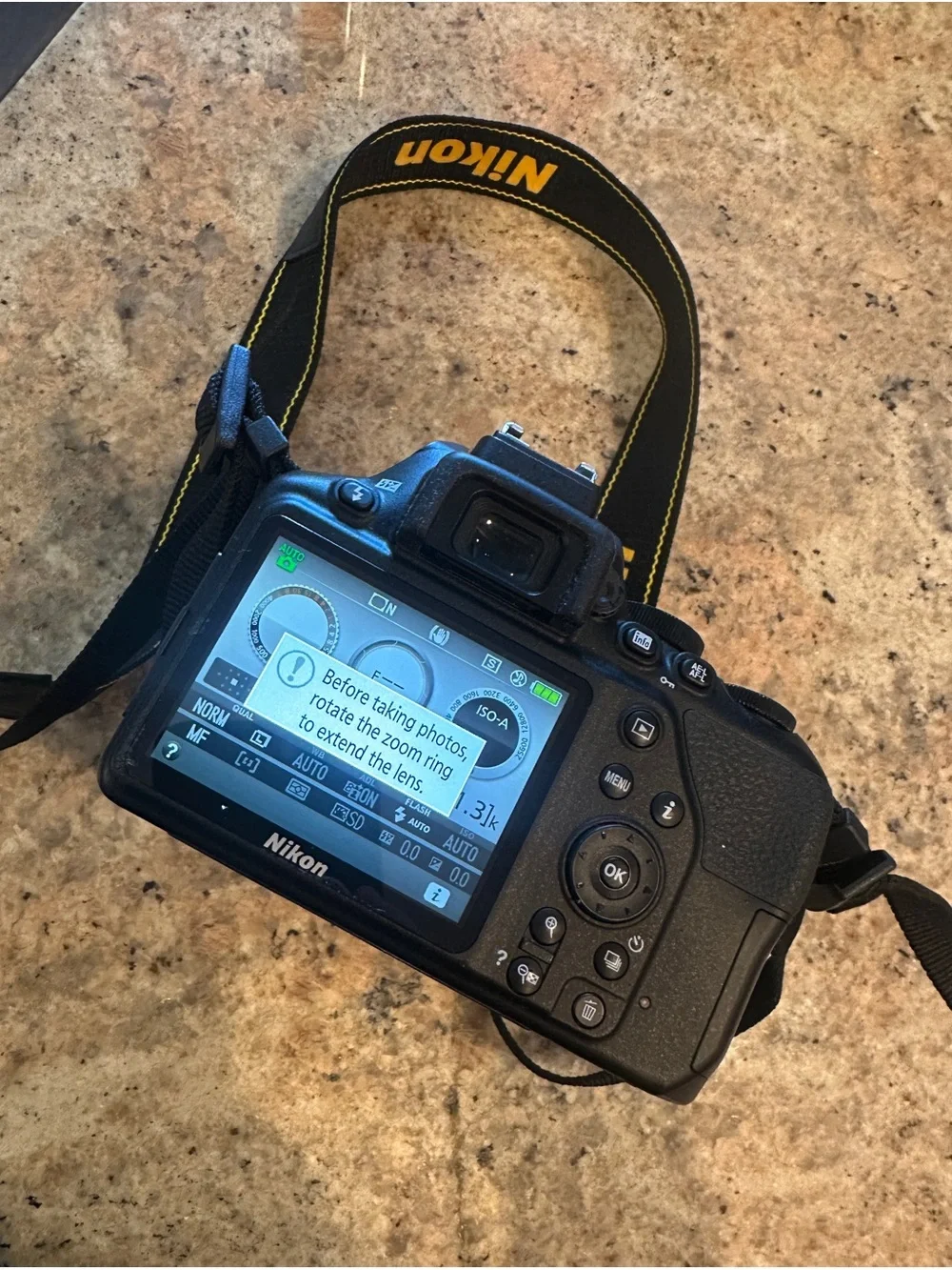 Nikon D3500 24.2 MP Digital SLR Camera Including Charger and Lens